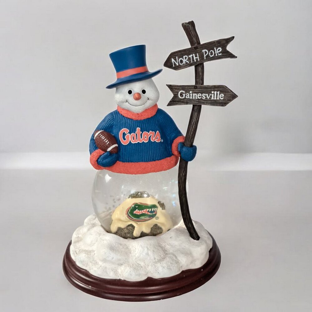 University of Florida Gators Snowman by The Memory Company Snow Globe - Picture 6 of 14